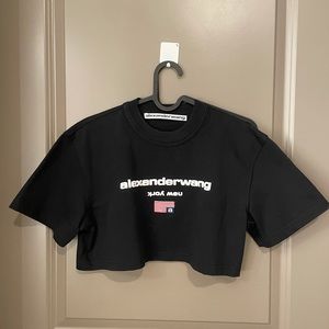 Alexander wang crop tee